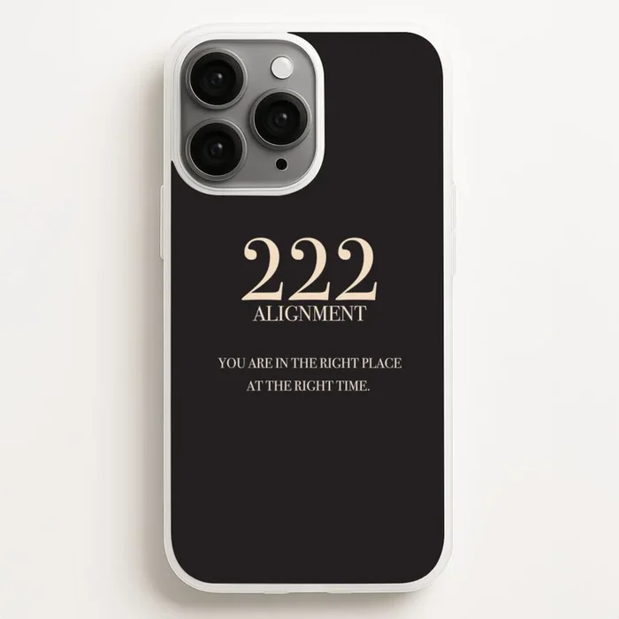 222 – Angel Numbers Phone Case