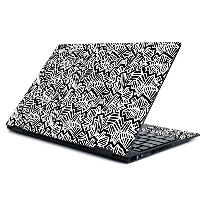 Abstract Black Envy x360 13″ (2019) Skin