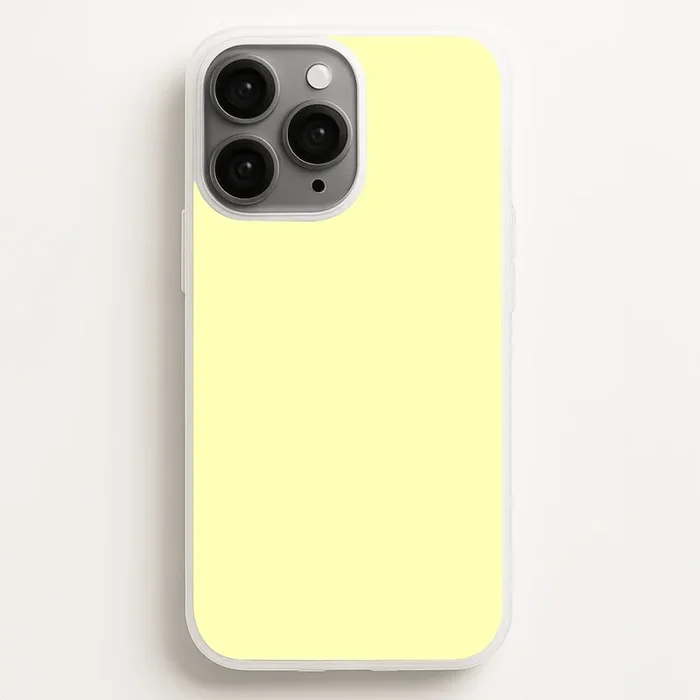 Back To Casics – Pretty Pastels – Plain Yellow Phone Case