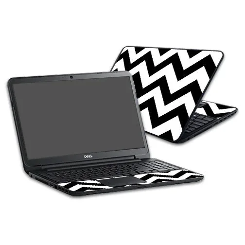 Black Chevron Inspiron 17 3721 Laptop 17″ Skin