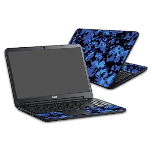 Blue Modern Camo Inspiron 17 3721 Laptop 17″ Skin
