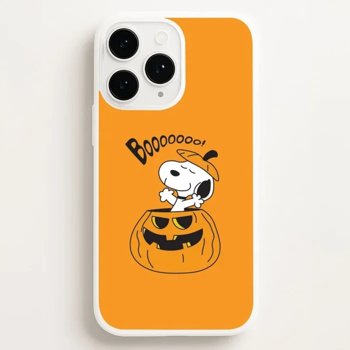 Cartoon Beagle Pumpkin Phone Case