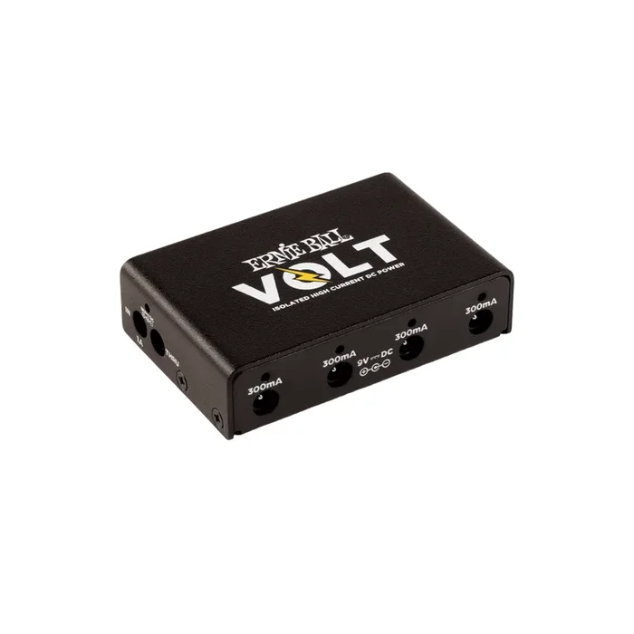 [CLEARANCE] Ernie Ball Volt Power Supply Box with Four 9V and One 18V 300mA High Current DC Power Output Ports for Pedalboards and Digital and Analog Pedals | 6191