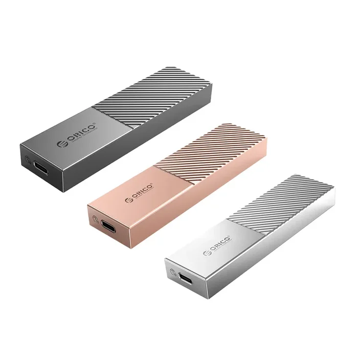 [CLEARANCE] ORICO FV09C3-G2 NVMe/NGFF SATA to USB 3.2 Gen2 Dual Protocol M.2 SSD Enclosure with 2-in-1 USB-C to C/A Data Cable, 40Gbps High-Speed Data Transmission Rate, Thermal Fin, PD 100W, 4TB Supported Capacity for Windows, macOS, Linux, Android