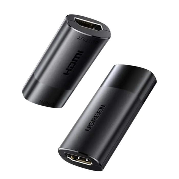 [CLEARANCE] UGREEN 4K 60Hz UHD HDMI 2.0 Female to Female Cable Signal Repeater Coupler with Built-In Controller Chip, 3D Video Support Up to 20m Cables for TV, Monitor, projector | 10943