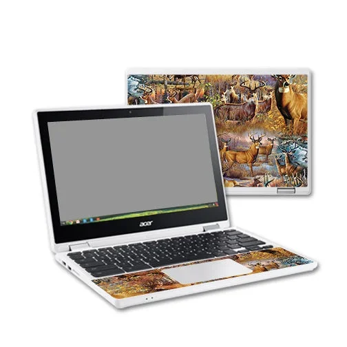 Deer Pattern Chromebook R11 Skin