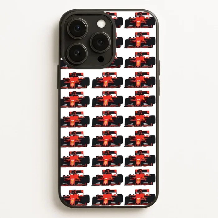 F1 Car Collage Phone Case