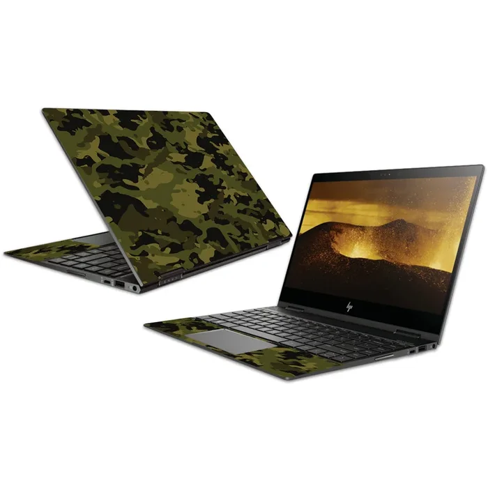 Green Camouflage Envy x360 Convertible 13″ (2018) Skin