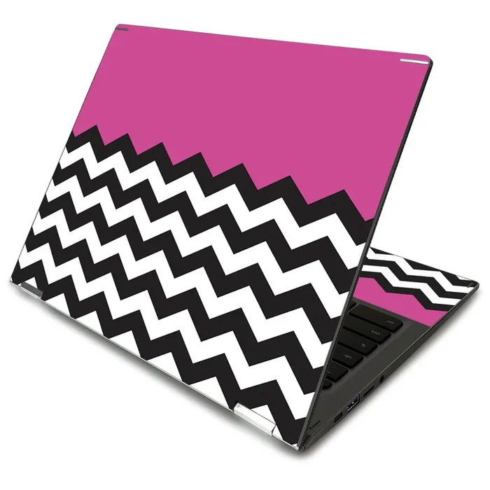 Hot Pink Chevron Chromebook Spin 13″ (2019) Skin