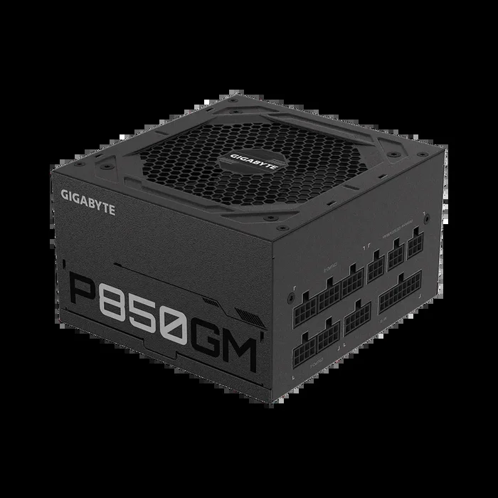 مزود طاقة جيجابايت P850GM 850 واط 80 بلس جولد وحدات بالكامل – أسود | GP-P850GM