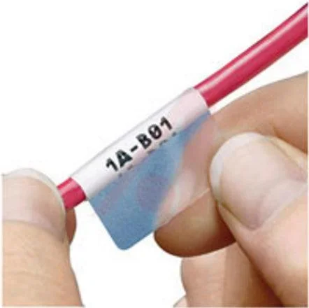 Panduit S100X225Vady Self-Adhesive Label Rounded Square Transparent, White