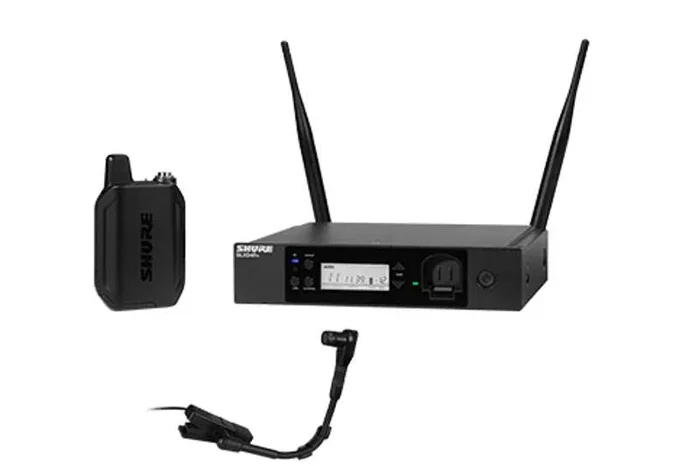 Shure GLXD14R+/B98 Digital Wireless Rack Syst. w/ Beta98H Gooseneck Microphone