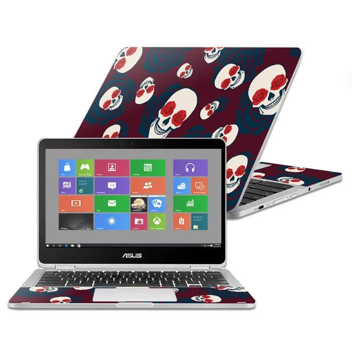 Skulls N Roses Chromebook Flip C302CA 12.5″ (2016) Skin