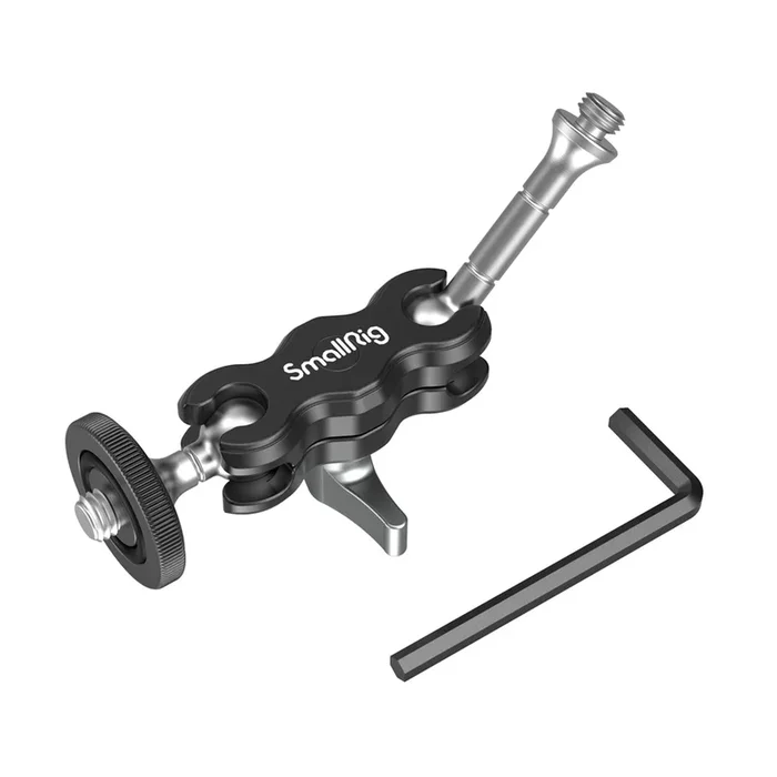 SmallRig Mini Magic Arm with Aluminum and Stainless Universal Dual Ball Heads 1/4″-20 Screws 3238