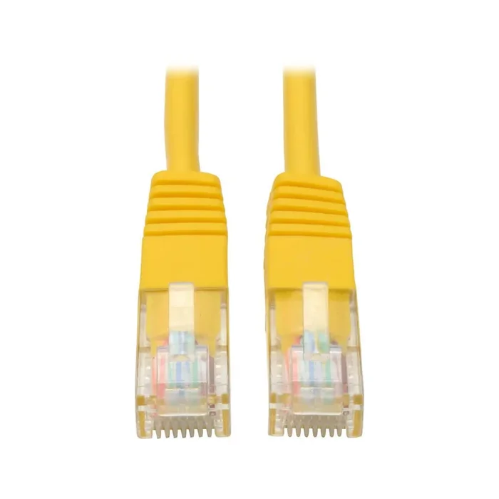 Tripp Lite N002-015-Yw Cat5E 350 Mhz Molded (Utp) Ethernet Cable (Rj45 M/M) – Yellow, 15 Ft. (4.57 M)