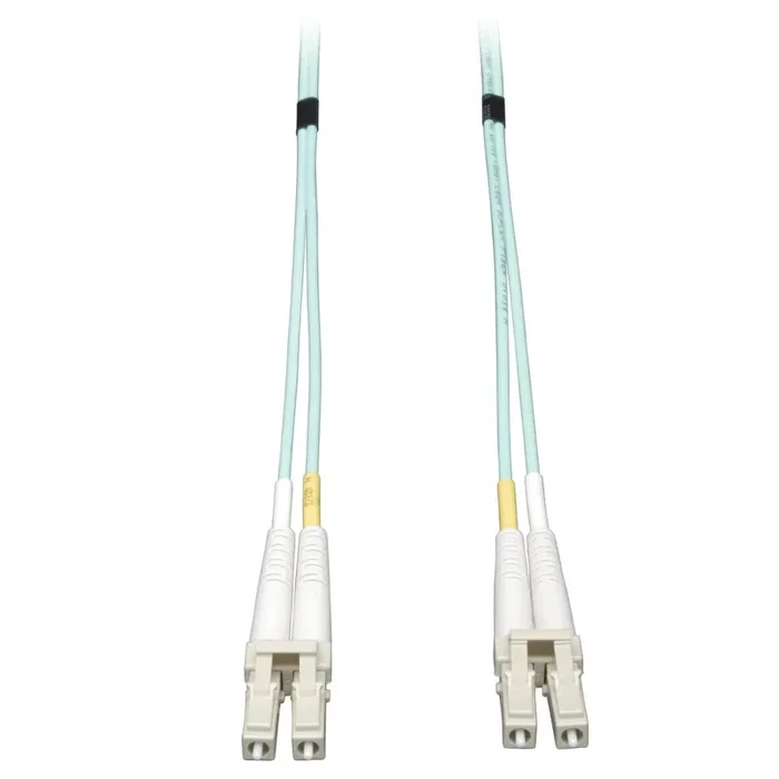 Tripp Lite N820-06M 10Gb Duplex Multimode 50/125 Om3 Lszh Fiber Patch Cable, (Lc/Lc) – Aqua, 6M (20 Ft.)