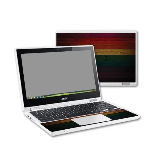 Wood Style Chromebook R11 Skin