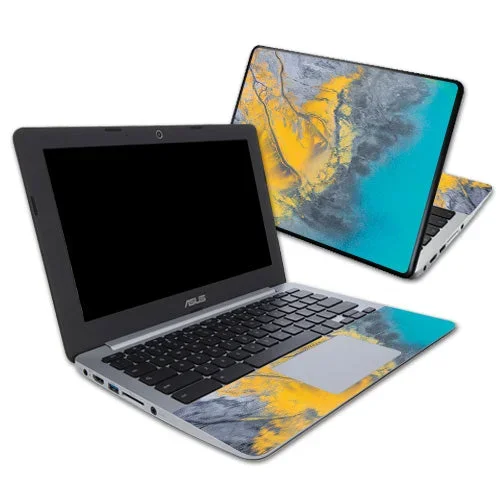 Yellow Spill Chromebook 11.6″ Skin