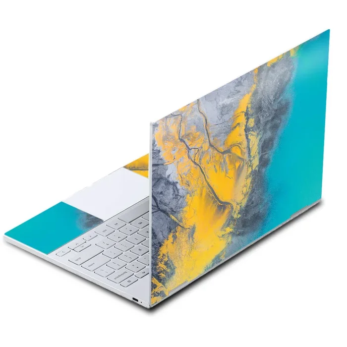 Yellow Spill Pixelbook Skin